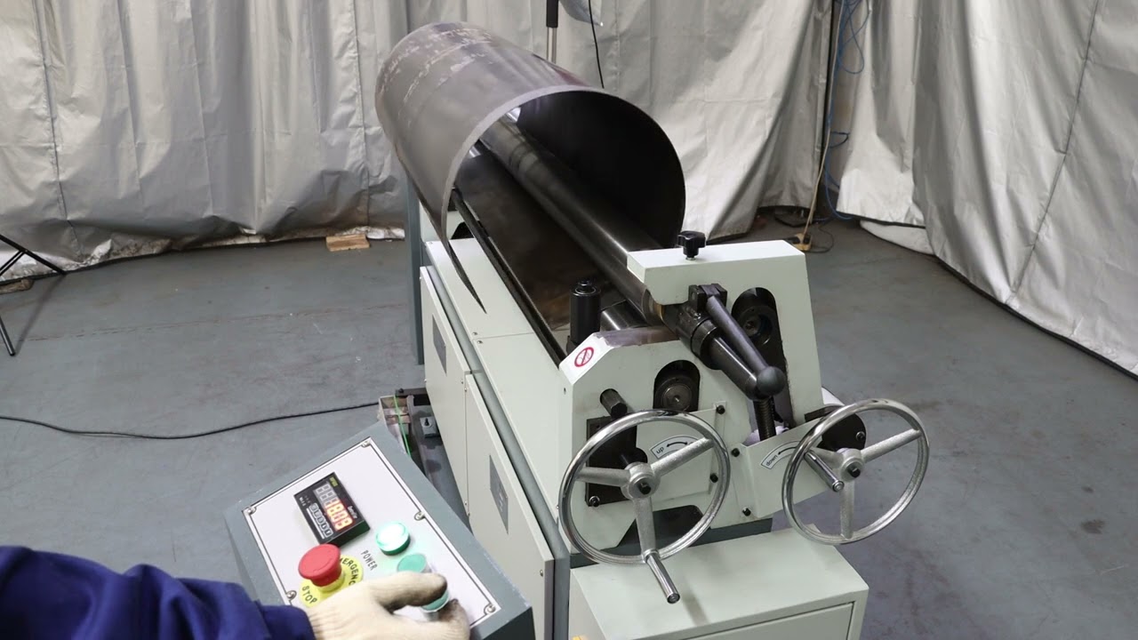 WEISS Electric Slip Roller ESR1300X2 5E Operation Demo