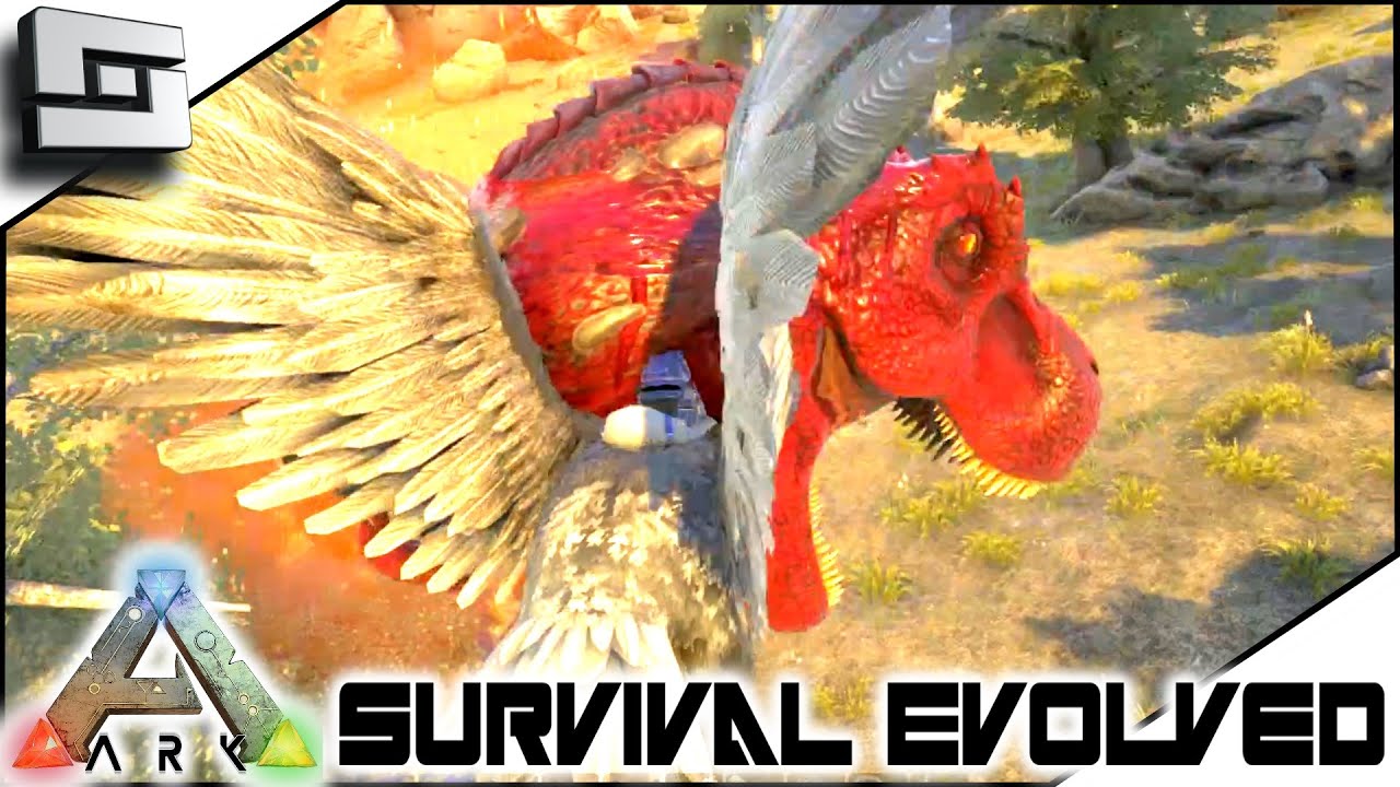 ARK: Survival Evolved - ДВОЙНОЙ БОЙ С АЛЬФА-РЕКСОМ! S3E93 (Геймплей)