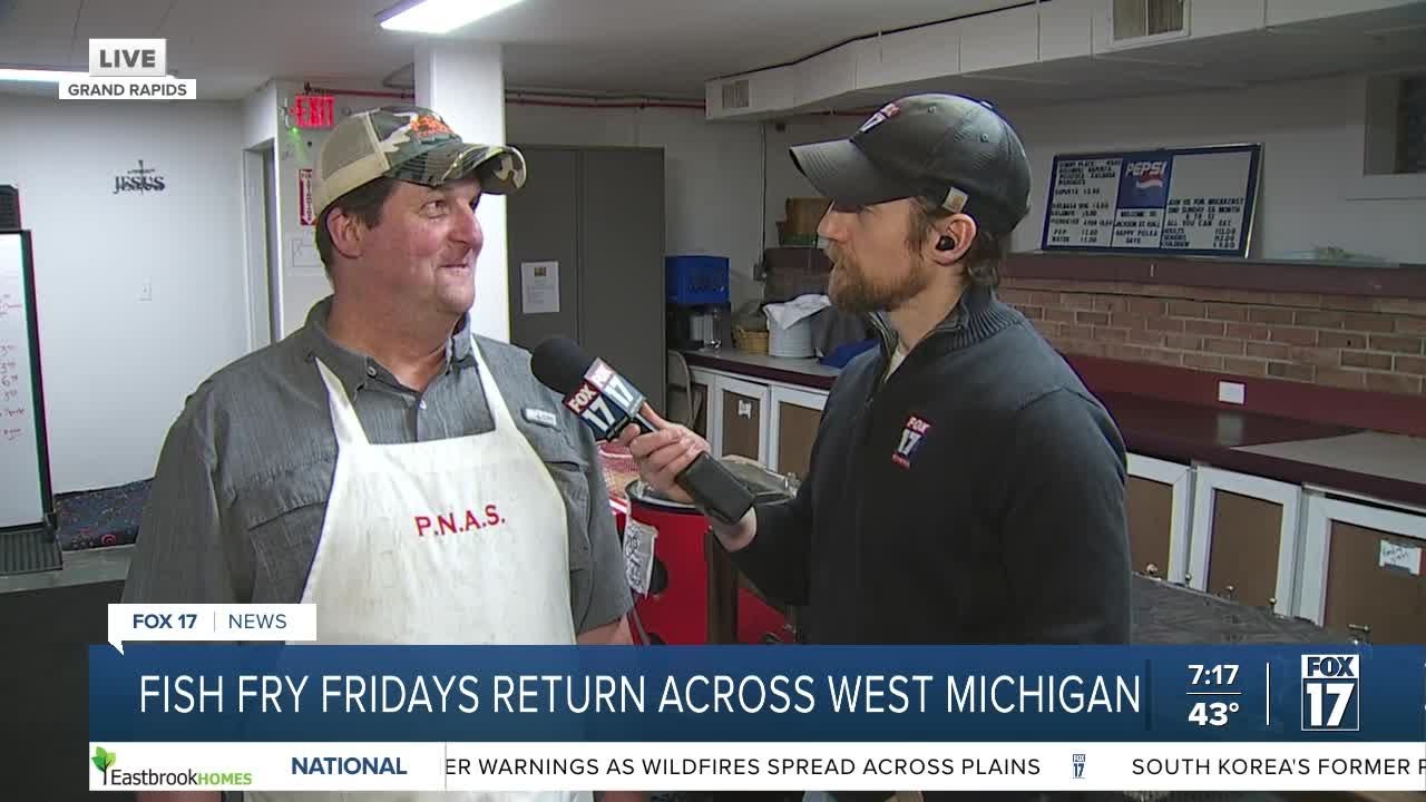 HERE FISHY, FISHY: Fish Fry Fridays are back in West Michigan