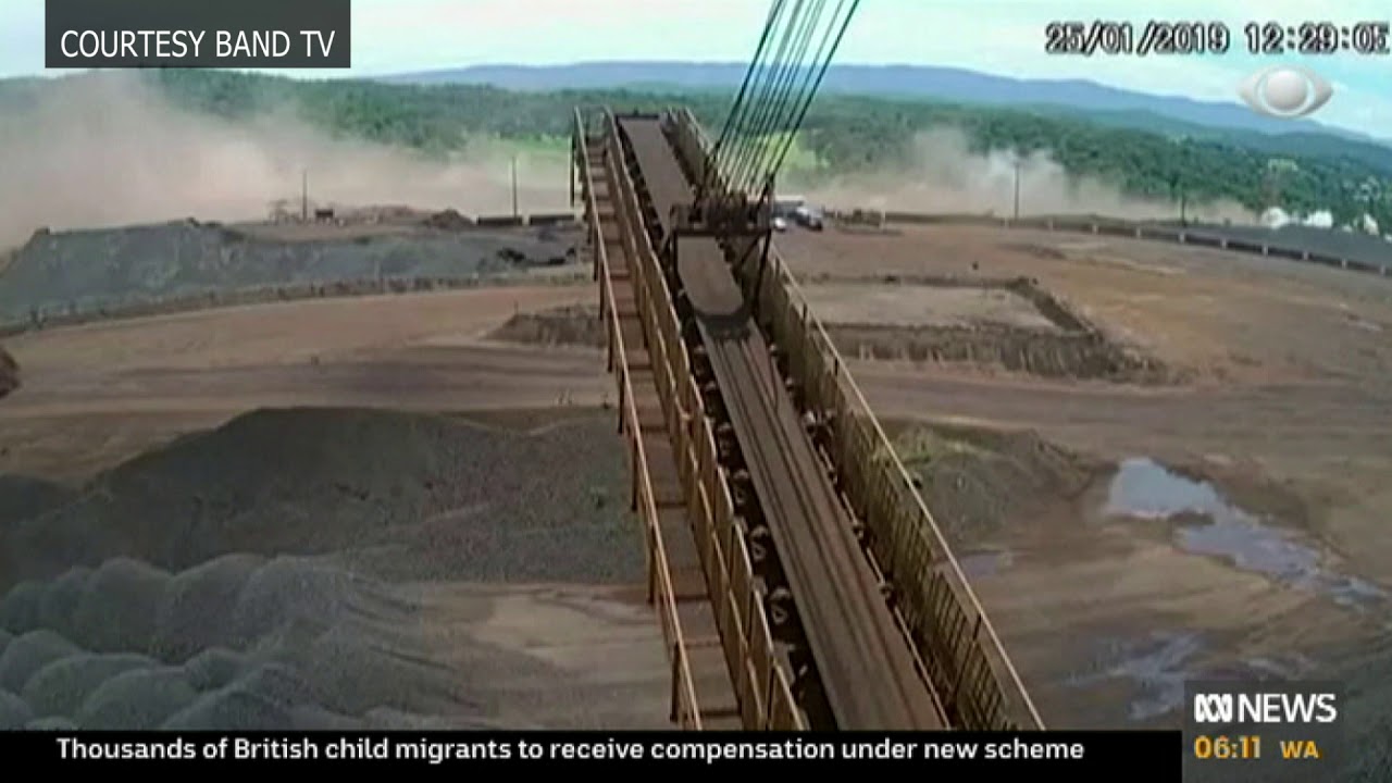 Brazilian dam collapse caught on video | ABC News