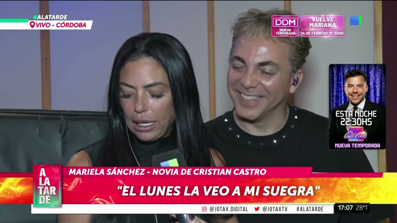 Cristian Castro y su novia, Mariela Sánchez, antes de su compromiso: 
