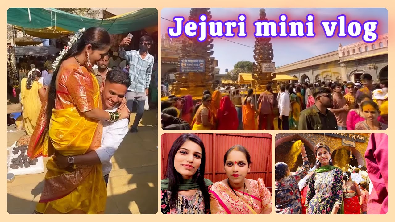 ✨ Jejuri Mini Vlog | Maharashtra ka Golden Temple | Khandoba Mandir Darshan & Fun Moments ✨