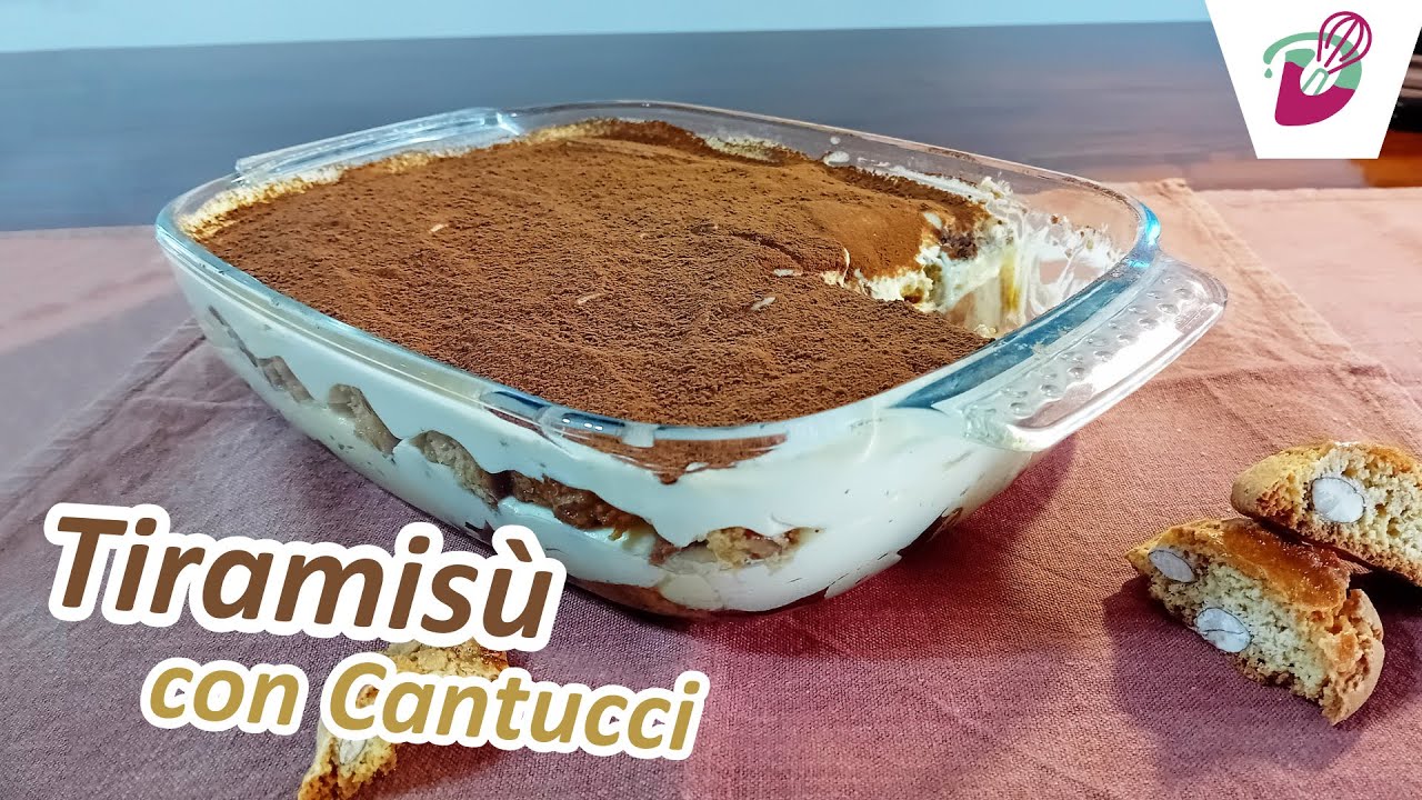 🥧 TIRAMISU' CON CANTUCCINI TOSCANI 🥧 | Versione con cioccolato 🍫