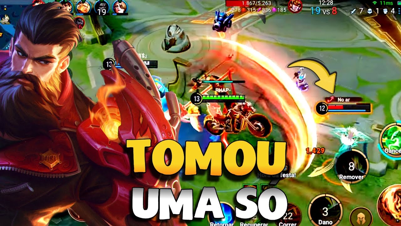 ELE FICOU NA BASE 9 MINUTOS TIVE QUE APELAR DE GUAN YU - Honor of kings 