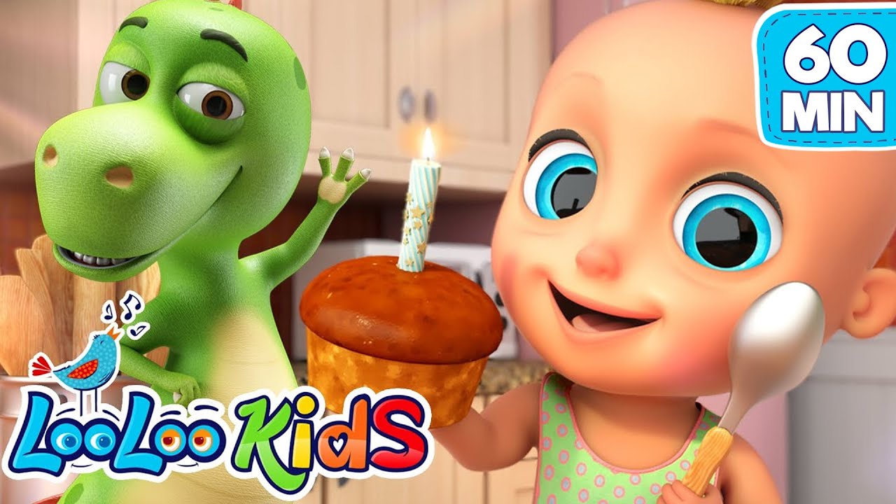 🧁Cupcake Song 🧁 - S3EP38 Kindergarten Fun Highlights Compilation - LooLoo Kids Songs for Kids