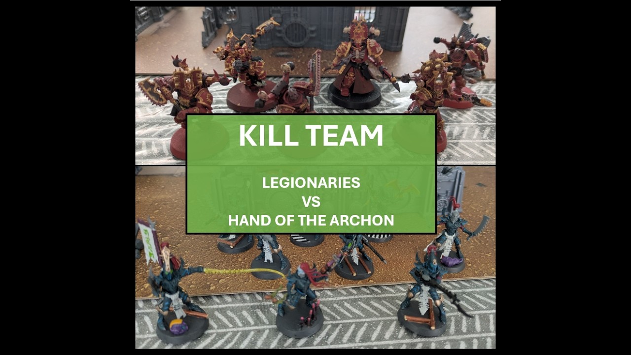Kill Team Battle Report: Legionaries Vs Hand of the Archon | Let's Play