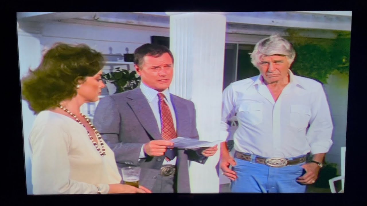 Dallas: J.R. exposes Pam’s marriage to Ed Haynes.