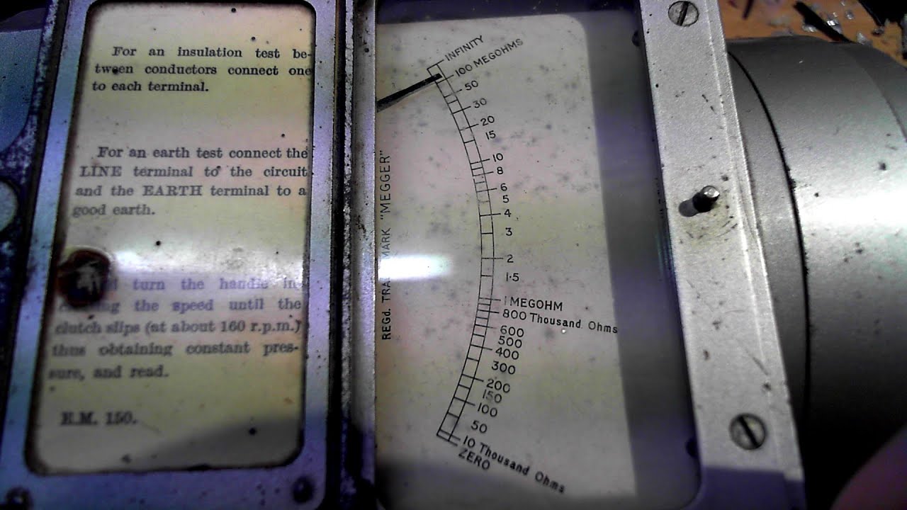 INSULATION MEG TESTER MEGGER Teardown & Analsis | Review