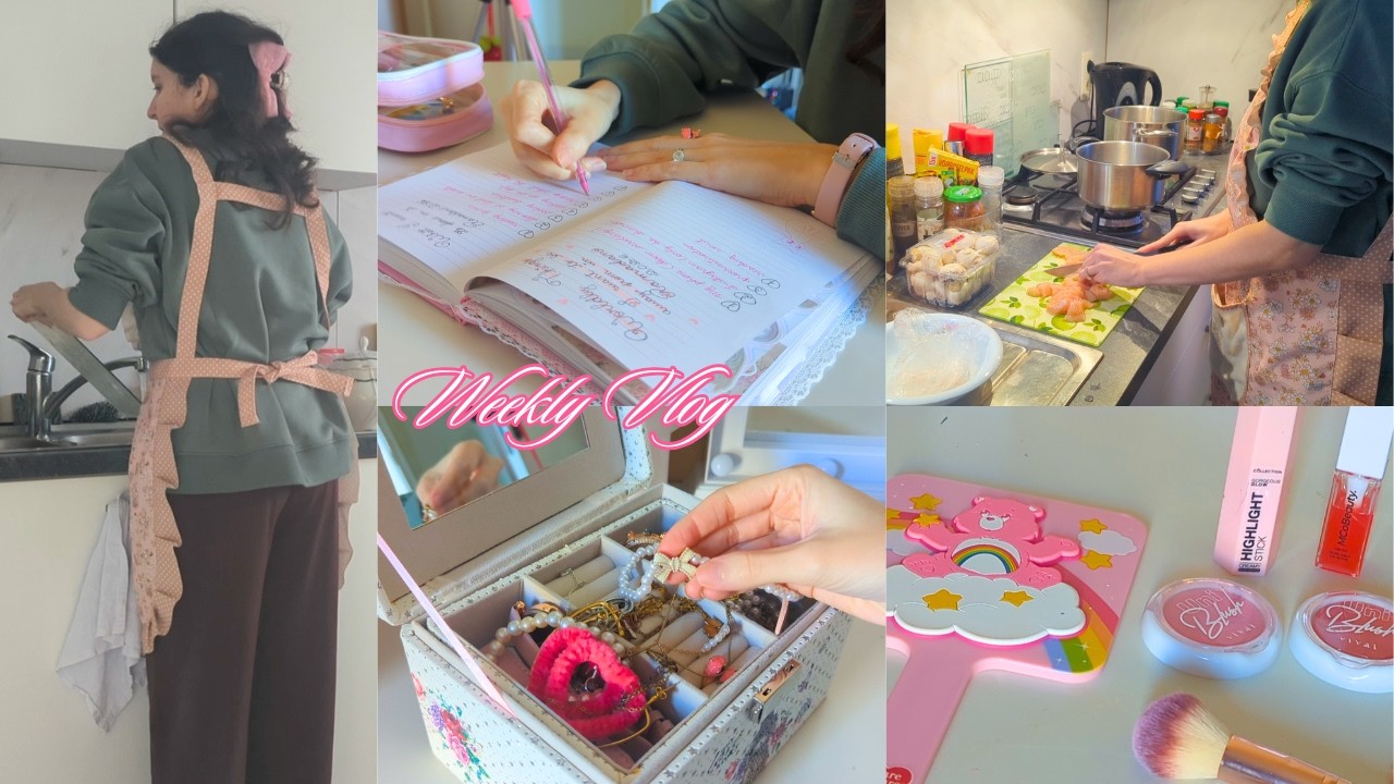 🩷quiet life diaries: Journaling, cleaning, cooking, selfcare