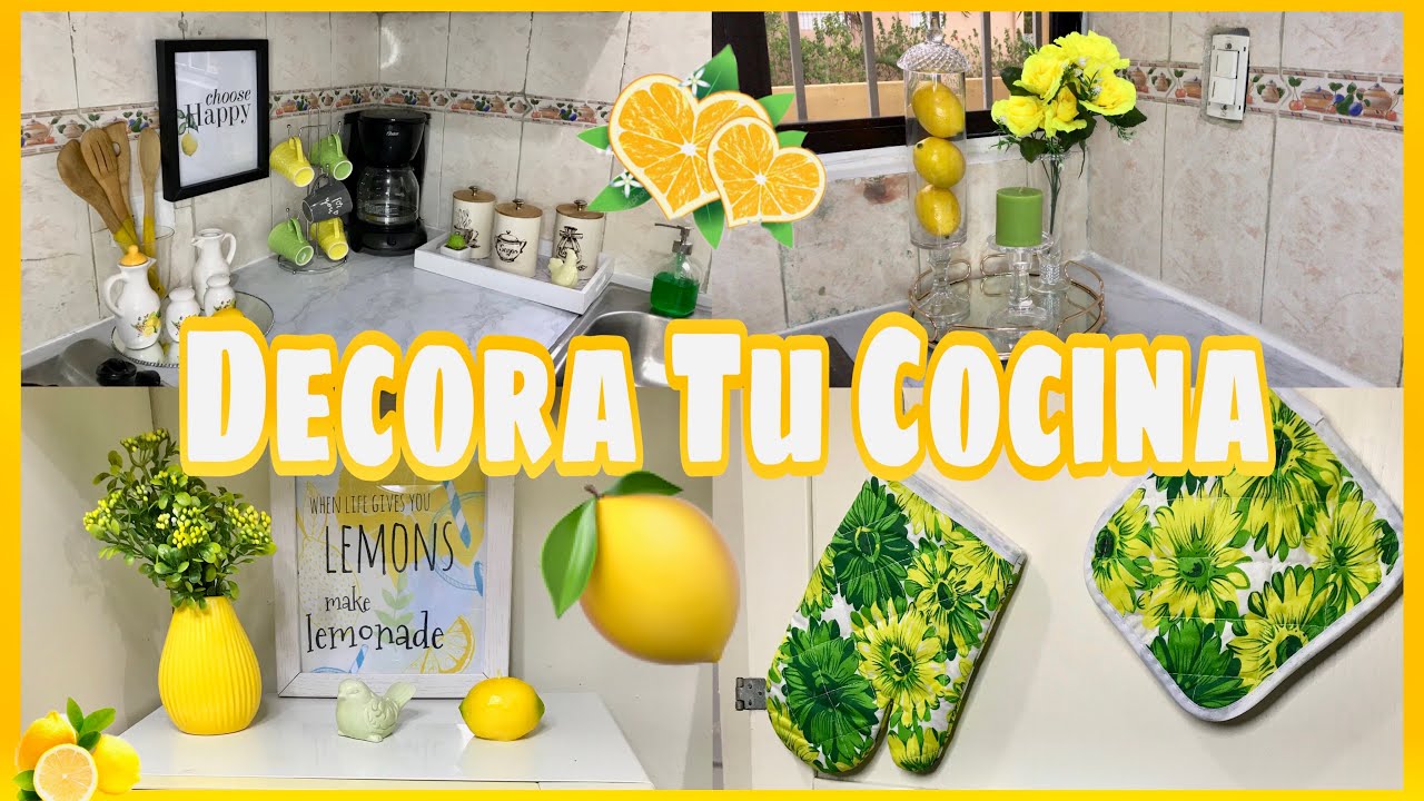 IDEAS PARA DECORAR LA COCINA / DECORACIÓN BONITAS, FÁCILES Y ECONÓMICAS
