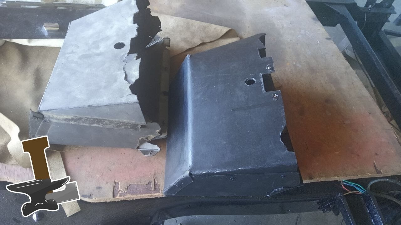 DODGE 700 - Fabricação do porta luvas