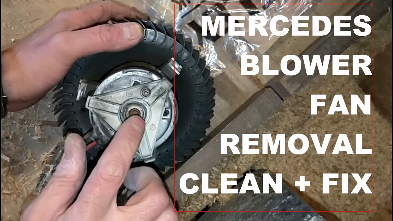 Снятие вентилятора Mercedes + устранение скрипа