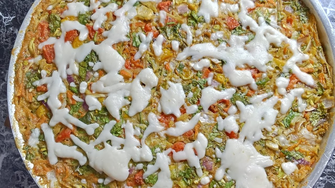 عجه خضار تحفه كلها فوائد غذائيه خلي اولادك ياكلوا كل الخضار من غير ما يحسوا وطعم يجنن 😋👌#عجة #عجه 