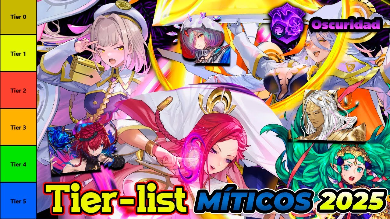 [FEH] HÉROES MÍTICOS DE OSCURIDAD ¿CUÁLES SON LOS MEJORES ACTUALMENTE?  | Tier list Leg. - Mít 2025