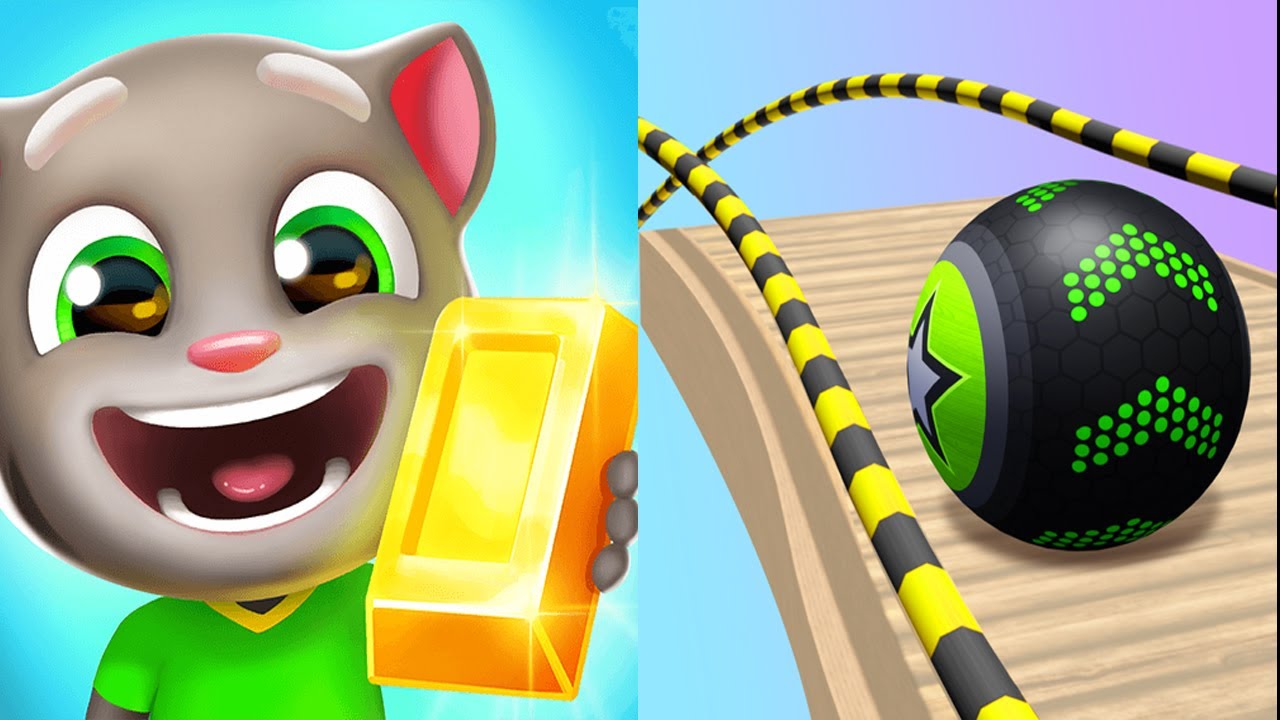 Going Balls VS Talking Tom Gold Run | BIG UPDATE Hard Levels SpeedRun | Top Tiktok Gameplay