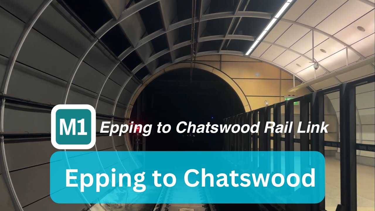 Sydney Metro Front POV - Epping to Chatswood - May 2025