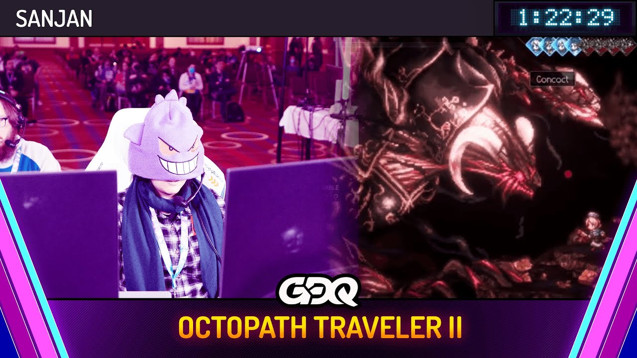 Octopath Traveler II by Sanjan in 1:22:29 - Awesome Games Done Quick 2024