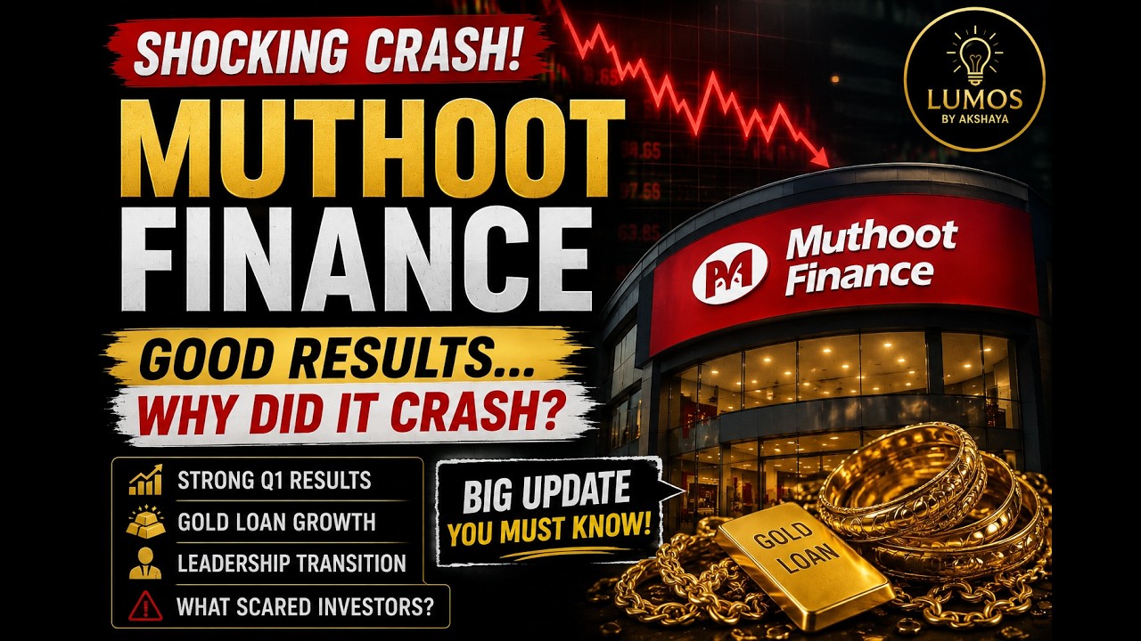 Why Did Muthoot Finance Stock Crash Despite Strong Results? | Q1 FY27 Explained | Tamil