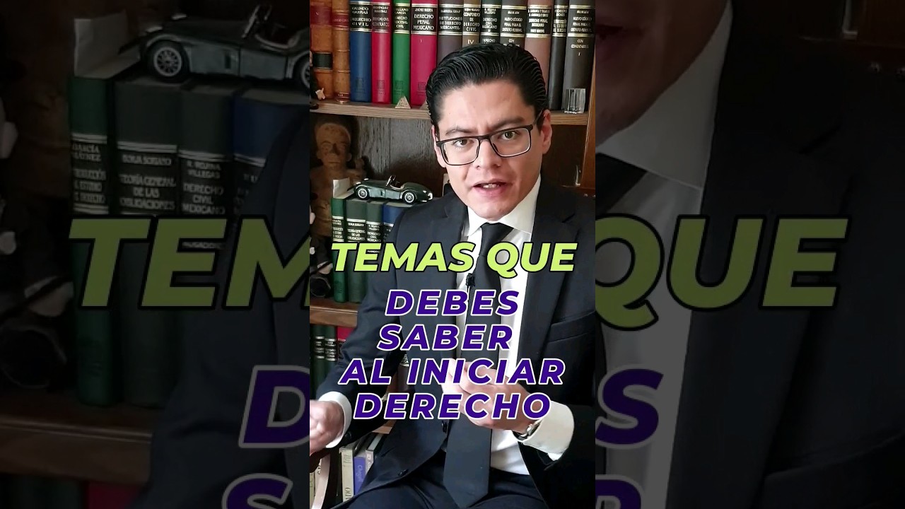 ⚠️ &iquest;QU&Eacute; TEMAS ESTUDIAR PARA ENTRAR A ESTUDIAR DERECHO? #derecho #universidad #estudiantes