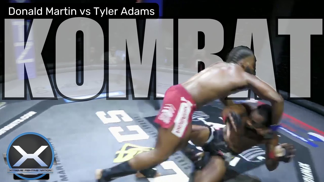 🥊 MMA KOMBAT 🥊 – Donald Martin vs Tyler Adams at XFN 49 at Coral Springs Center For The Arts