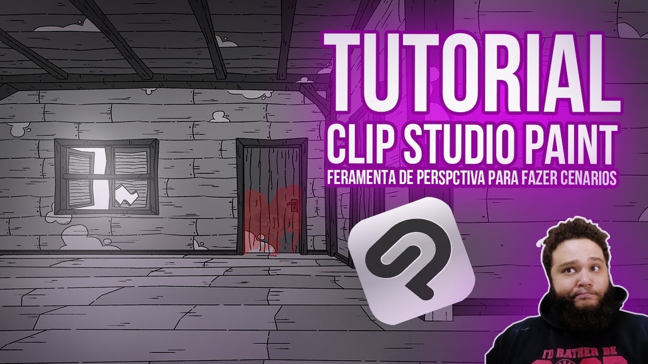 TUTORIAL - COMO USAR A FERRAMENTA DE PERSPECTIVA DO CLIP STUDIO PAINT PARA FAZER CENARIOS