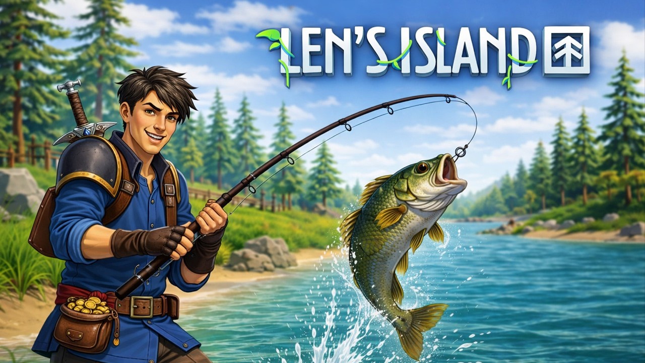 Erstes Mal Angeln – warum macht das SO viel Spaß?! 😄 🏝️ Len’s Island