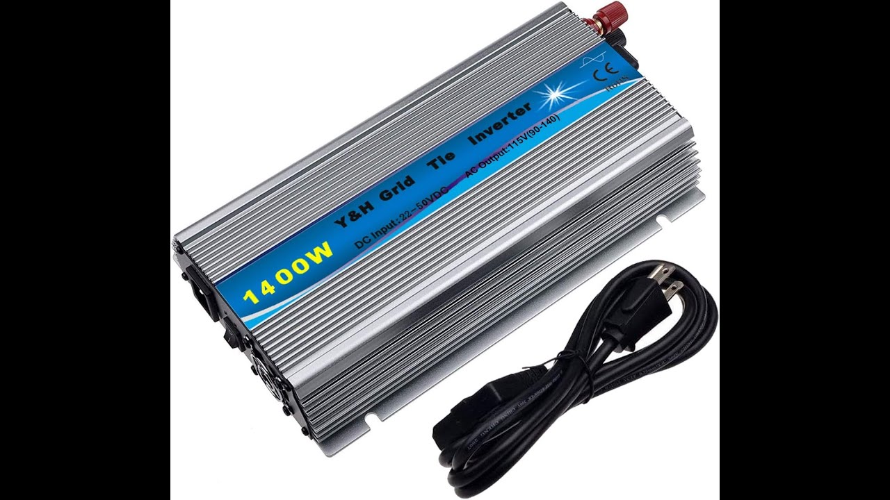 Y&H: 1400 watt Solar Grid Tie Inverter 24/36V Review - Pros & Cons - Grid Tie Inverter