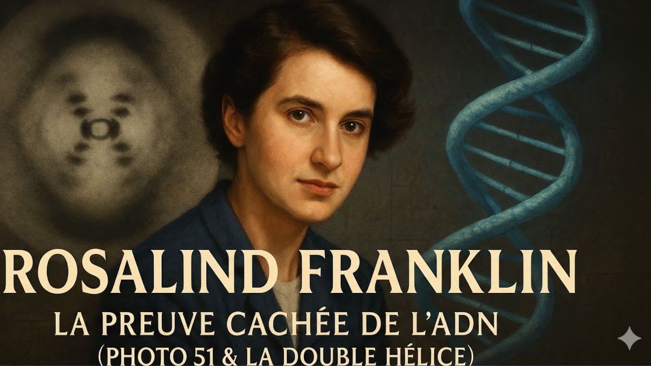 Rosalind Franklin — la preuve cachée de l’ADN (Photo 51 & la double hélice)