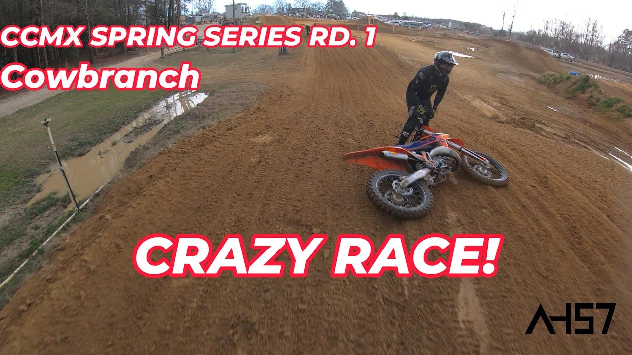 CRAZY RACE AT COWBRANCH MX | CCMX Spring Series Rd  1