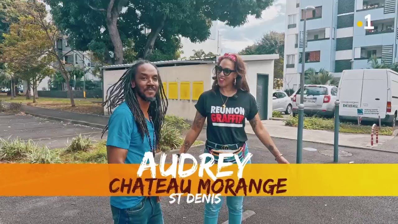 Audrey i fé a nou inn vizit gidé dé Grafiti Château Morange, Vauban, dan Sé Zot Ki Koz