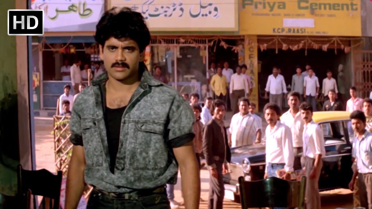 होटल के अंदर हुई जमकर लड़ाई | Nagarjuna, J.D Chakravarthy, Amala Akkineni | SCENE (HD)