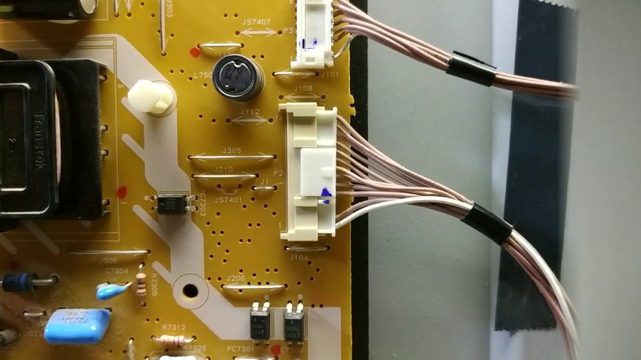 acionamento manual fonte lcd led panasonic TC-L39EM6B pci sinal ruim