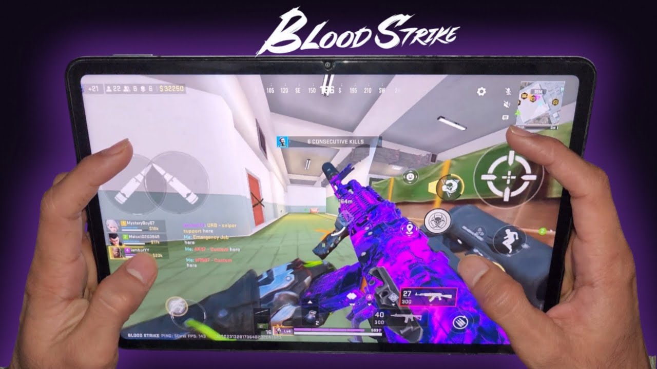 Blood Strike Mobile 144 FPS on Xiaomi Pad 6 Epic Gameplay 😎 