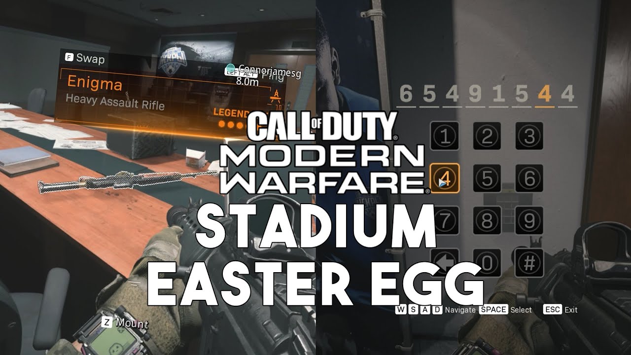 Call of Duty Warzone - Stadium Easter Egg (Enigma Weapon Blueprint)
