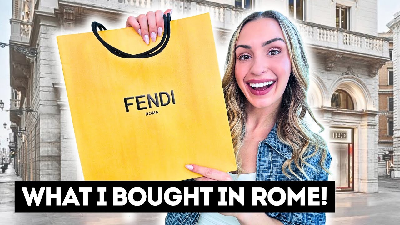 FENDI HANDBAG UNBOXING 🤩 See what I bought at the Palazzo Fendi in Rome | Luxury Unboxing 2024