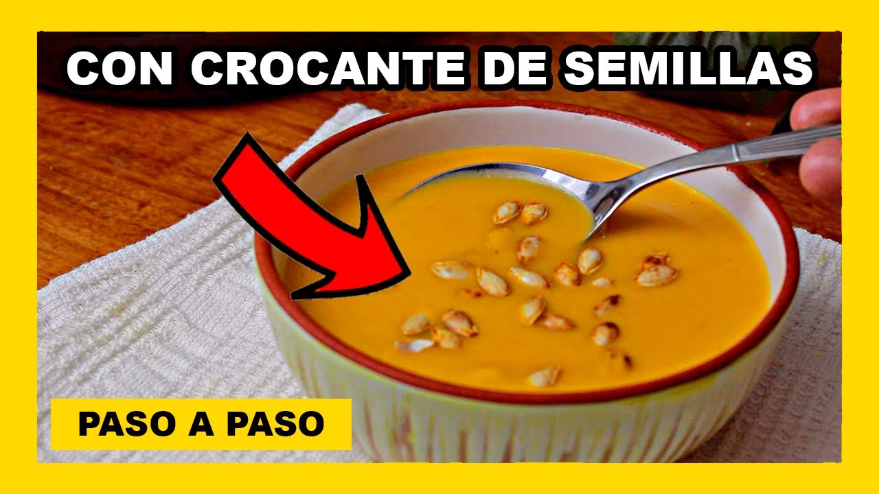 🔶Como hacer SOPA de CALABAZA cremosa (receta vegana/vegetariana)