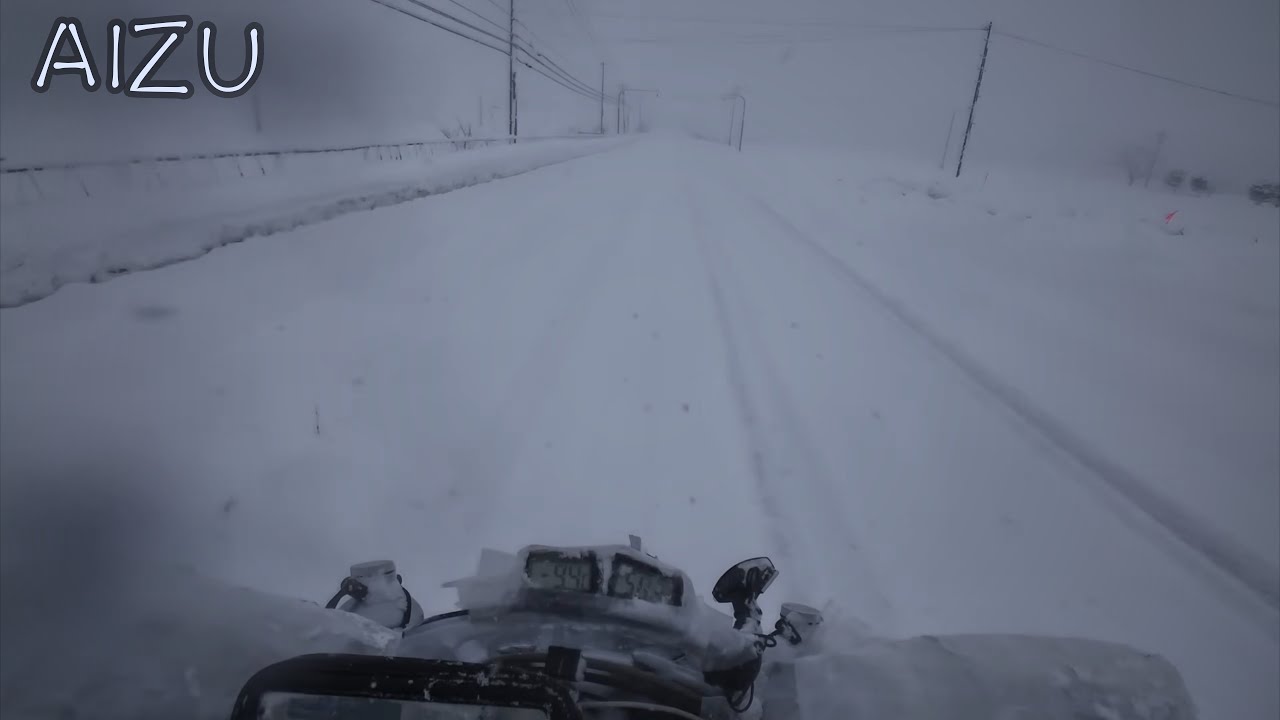 モノクロの世界豪雪地帯からの脱出1/1目的は苫小牧へ無事に帰ること【関東の無鉄砲男が冬の北海道バイクで縦断テント泊の旅⑤】2025-2026年越し宗谷岬初参戦の記録