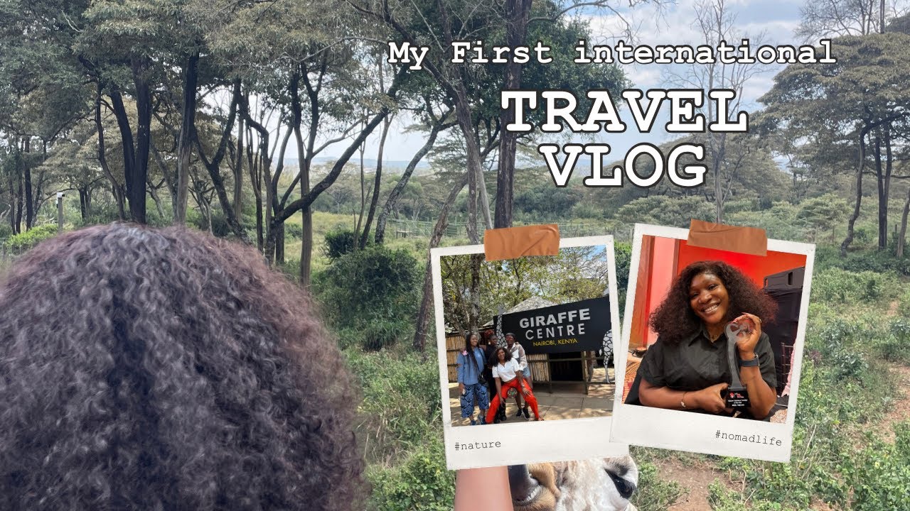 My First international Flight ! Travel with me to Kenya. 💃💃💃