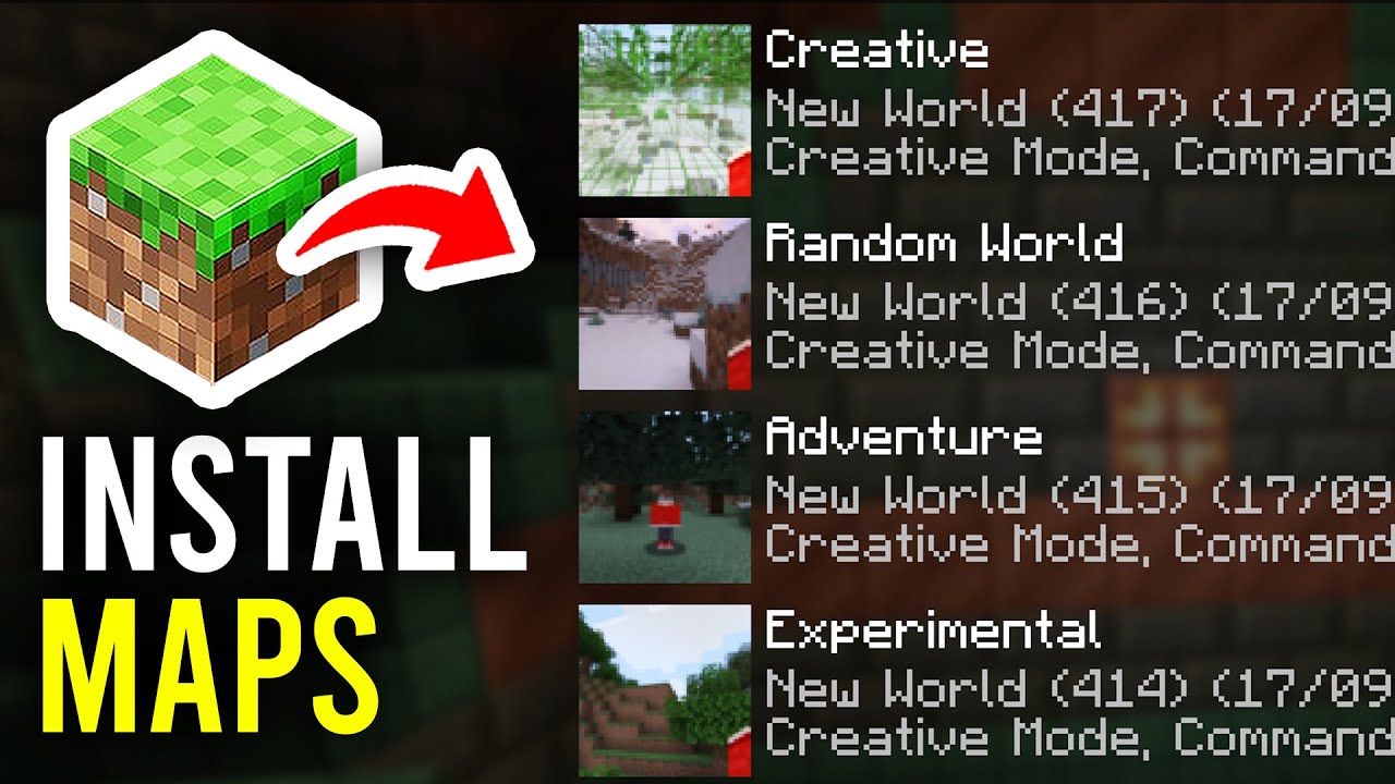 How To Download & Install Maps In Minecraft - Full Guide