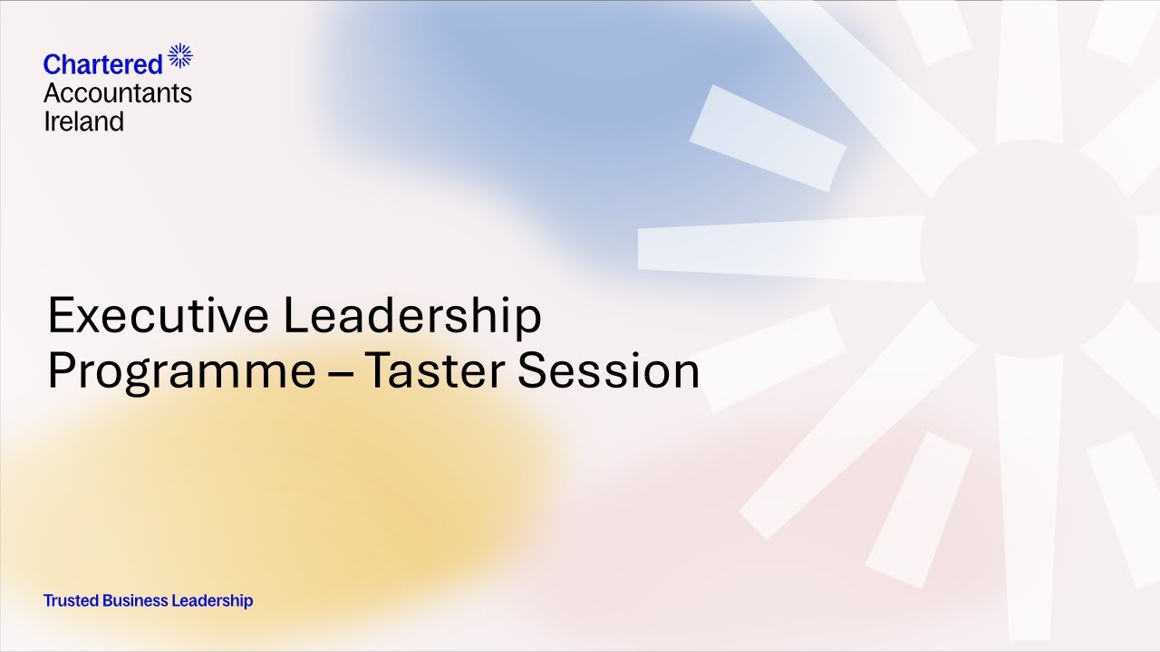 Executive Leadership Programme – Taster Session