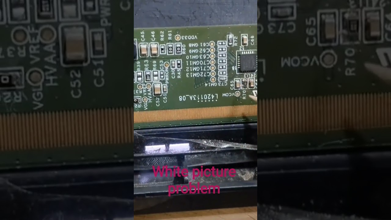 24 inch LED TV white picture problem