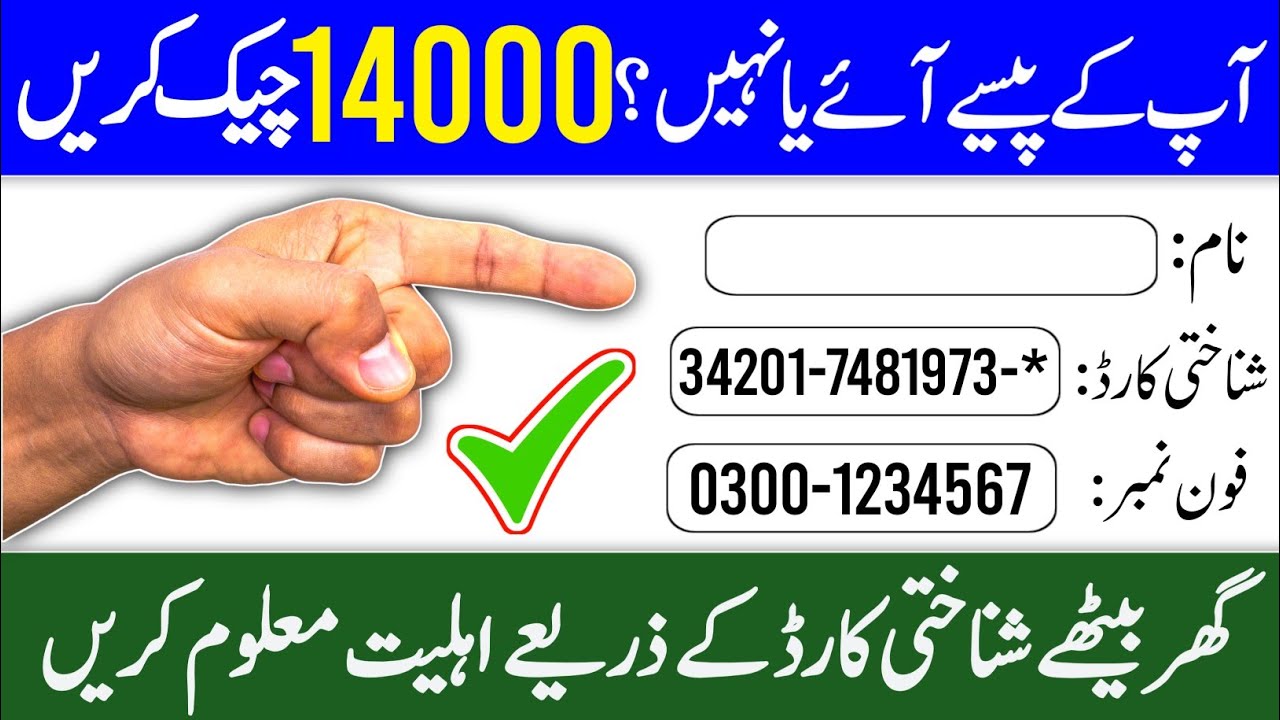 How To Check Ehsaas Kafalat Program 14000 Payment | Ehsas Program 8171 Apply New Update 2022 | BISP