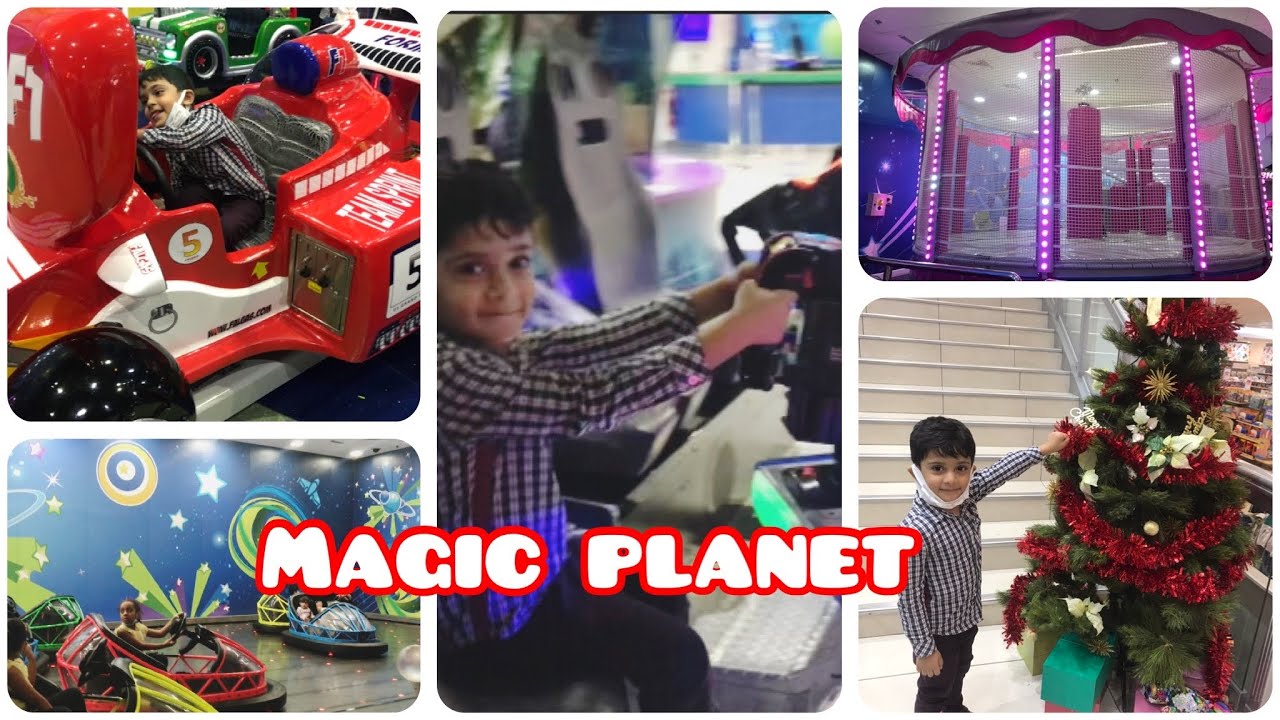 Abdul Rehman visits Magic planet bahrain For kids
