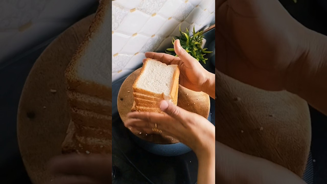 Bread dessert recipe #viral #sweet #shama home kitchen