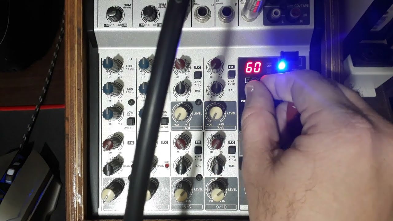 #625 - Efeitos da Mesa Behringer Eurorack UB1002 FX + Violão Strinberg SY25 MGS