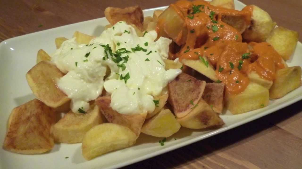 Salsa brava en Thermomix - Patatas dos salsas paso 2 ✅