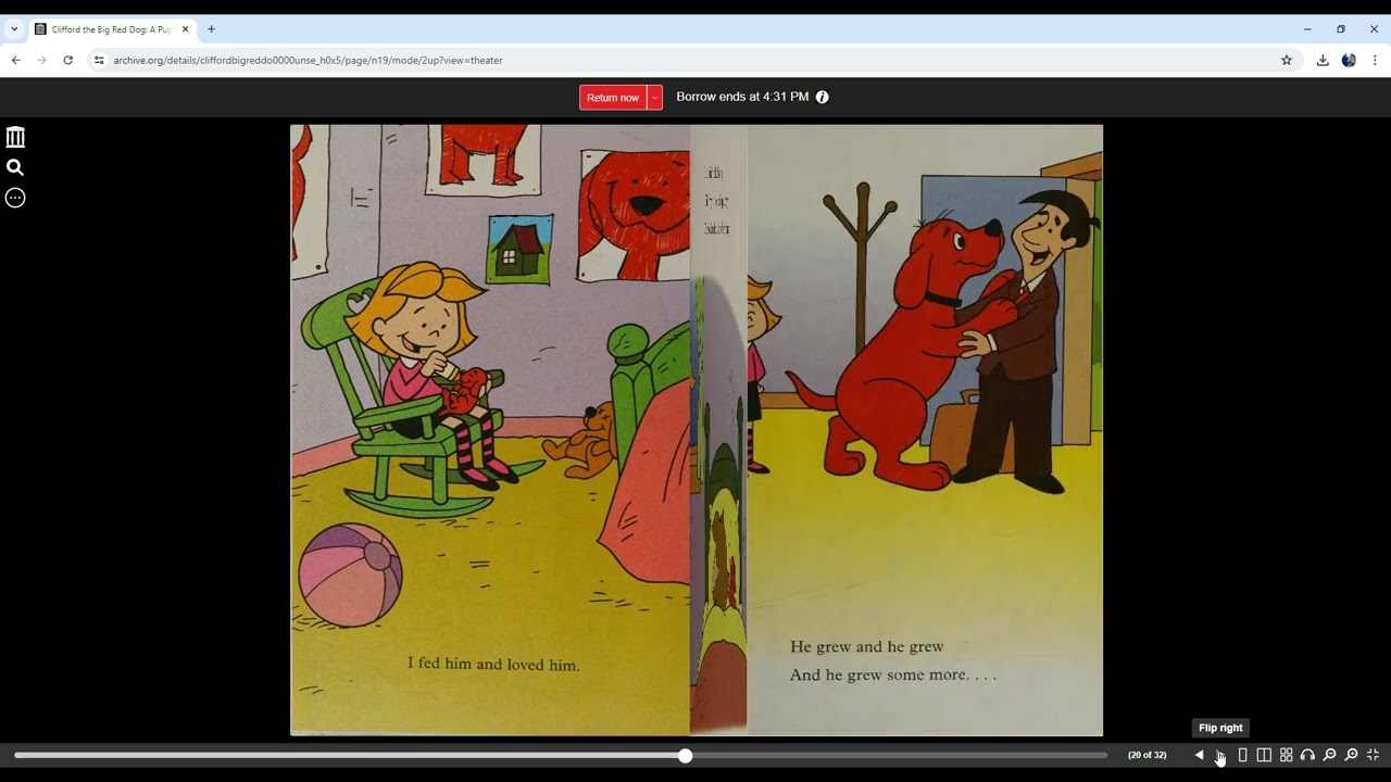 Story Time With Momma Bunny- Clifford The Big Red Dog: A Puppy To Love