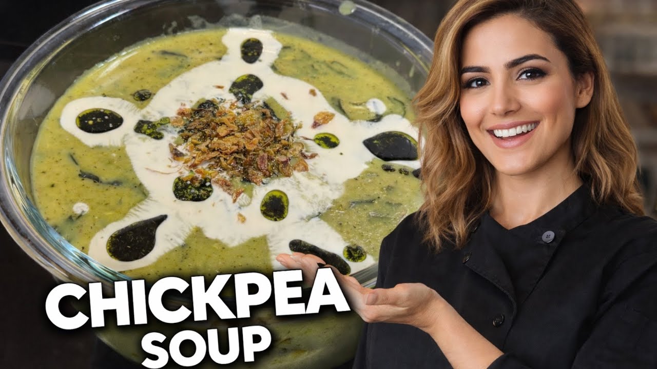 Creamy Chickpea Soup | Simple, Hearty & Comfort Food