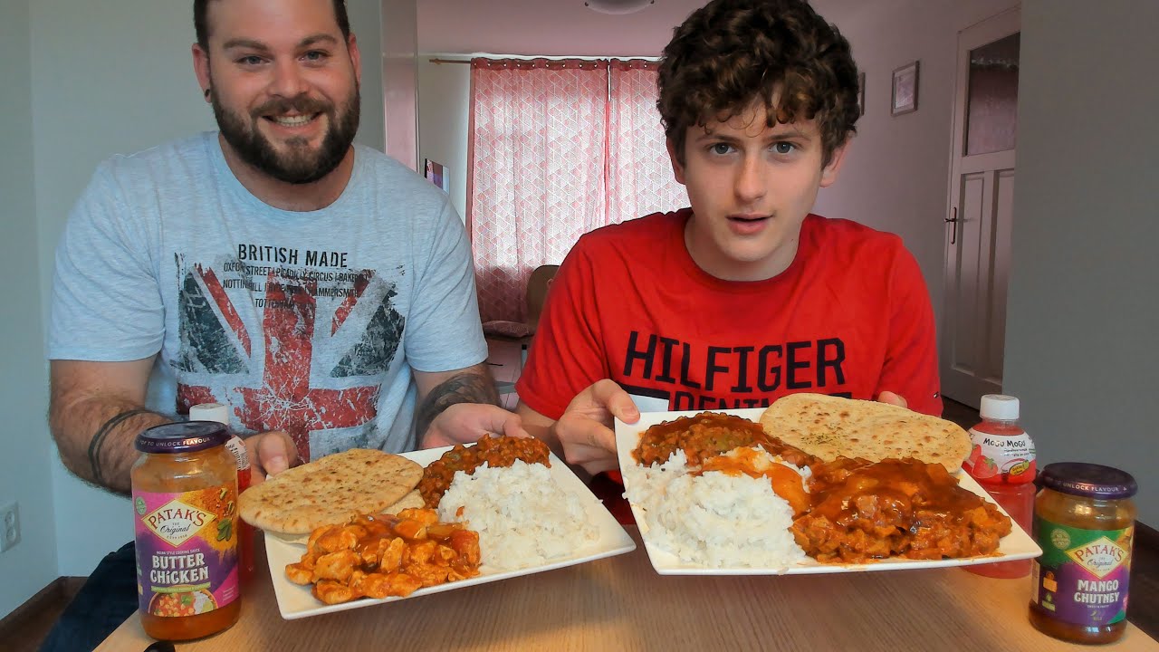 INDIAN MUKBANG ( Butter chicken With Dylan )