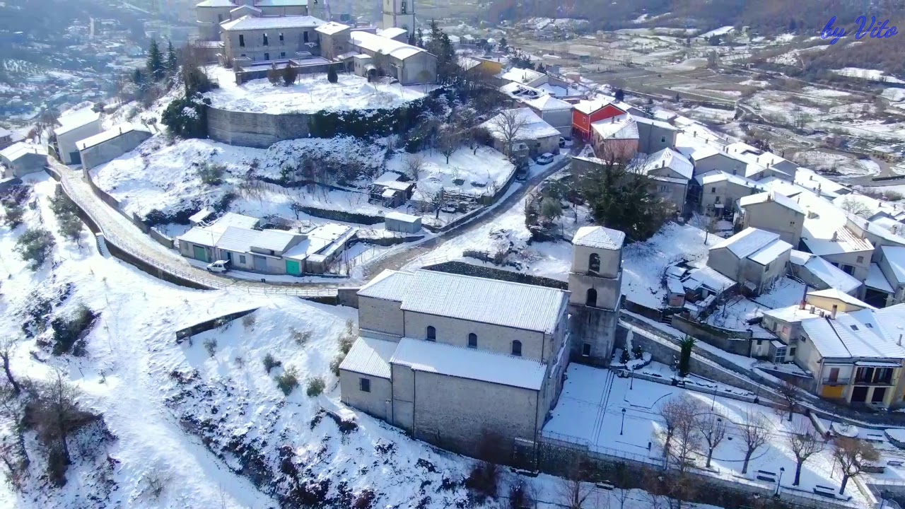 Marsico Nuovo  (PZ) imbiancato